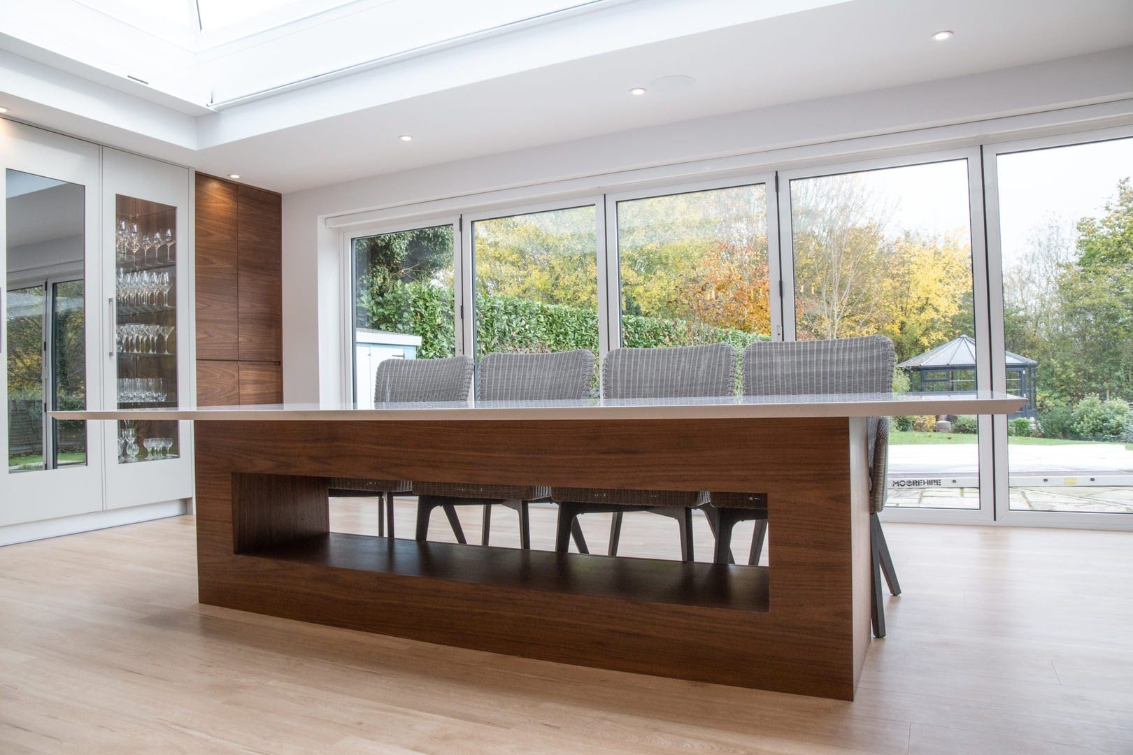 Walnut & Painted Kitchen Made For Entertaining