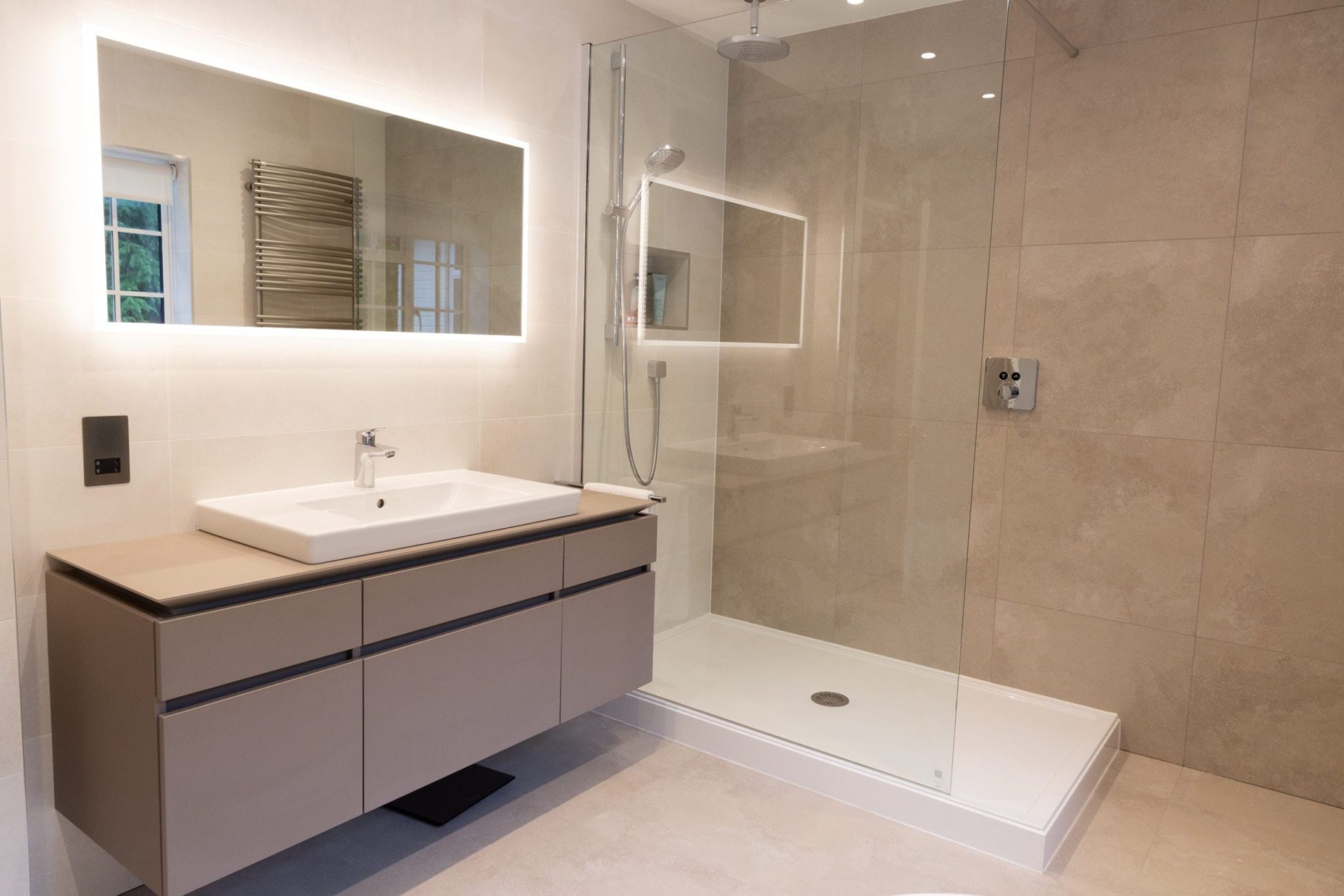 redesign and refurbishment of bathrooms and cloakrooms